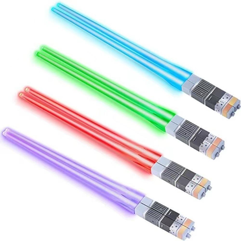 Washable Light Saber Chopsticks Glowing Luminous Chopstick Household LED Chopstick  Dinner