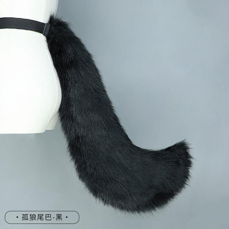 

Plush dark beast ear headgear gothic comic show cosplay halloween party hair accessories wolf ear headband