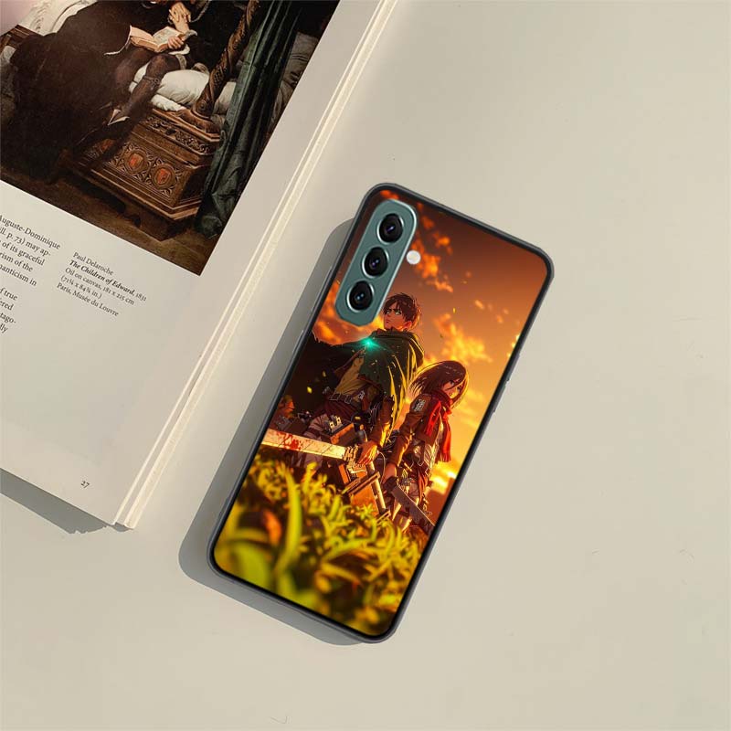 Character MIKASA Phone Case for Samsung A54 A14 A24 A34 A17 A37 A57 A55 A35 A25 A15 A07 A05S A04S A12 A22 A32 A52S A72 Galaxy No