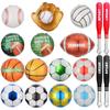 18 Inch Black And White Football Balloon Football Basketball Balloon Baseball Sports Aluminum Film Balloon European Cup Decorative Props
