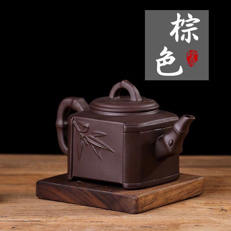 

450 куб. см емкость 2024 новый фиолетовый песчаный горшок ручной работы большой китайский глиняный чайник чашка для чая бытовой керамический чайник заварочный чайник