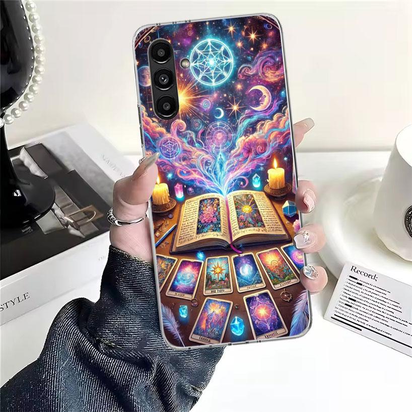 Witch Tarot Card Phone Case For Samsung Galaxy A13 A14 A15 A16 A17 A53 A54 A55 A56 A57 A33 A34 A35 A36 A37 A23 A24 A25 A26 Galax