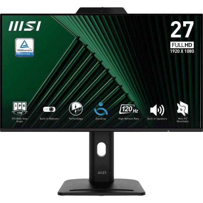 MSI PRO MP272PMG Flat PC Monitor 68.6 Cm (27) 1920 X 1080 Pixels Full HD LCD Black