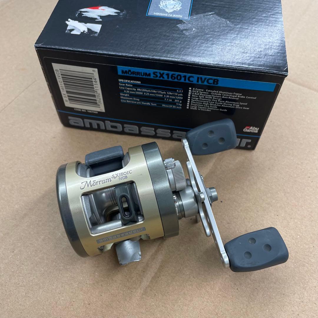 Used Abu Garcia  Moram SX1601C-IVCB  6.3 gear ratio used bait reel