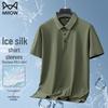 Herren Business-Polohemd aus Eis-Seide
