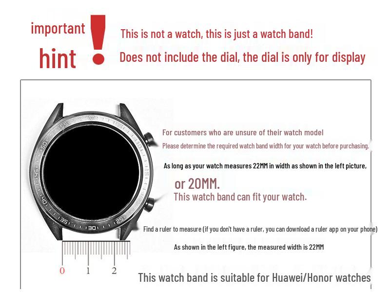 Trendy Nylon Sport Strap for Huawei GT3, Honor GS Pro, Samsung Watches