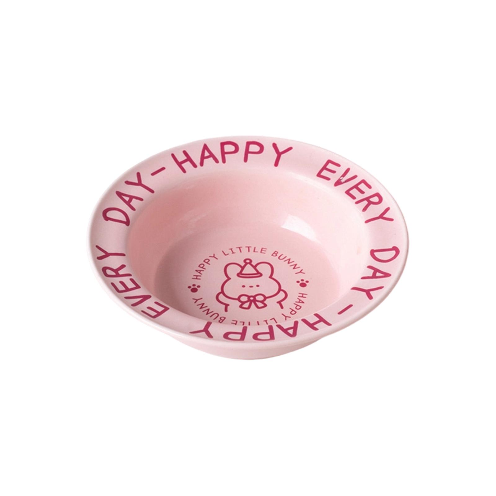 Ceramic Pet Cats Bowl Flying Saucer Cats And Dog Bowl Neck -Tip Food Bowl Water Bowl One Size