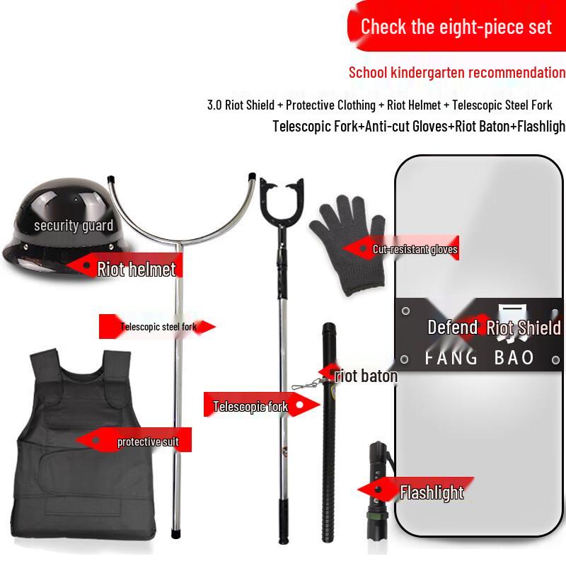 Riot Control Security Personal Protection Kit One Size