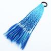 1 PCS New Girls Dirty Braids Colorful Twist Tie Wigs Ponytail Kids Hair Accessories Headbands Rubber Bands Princess Headwear