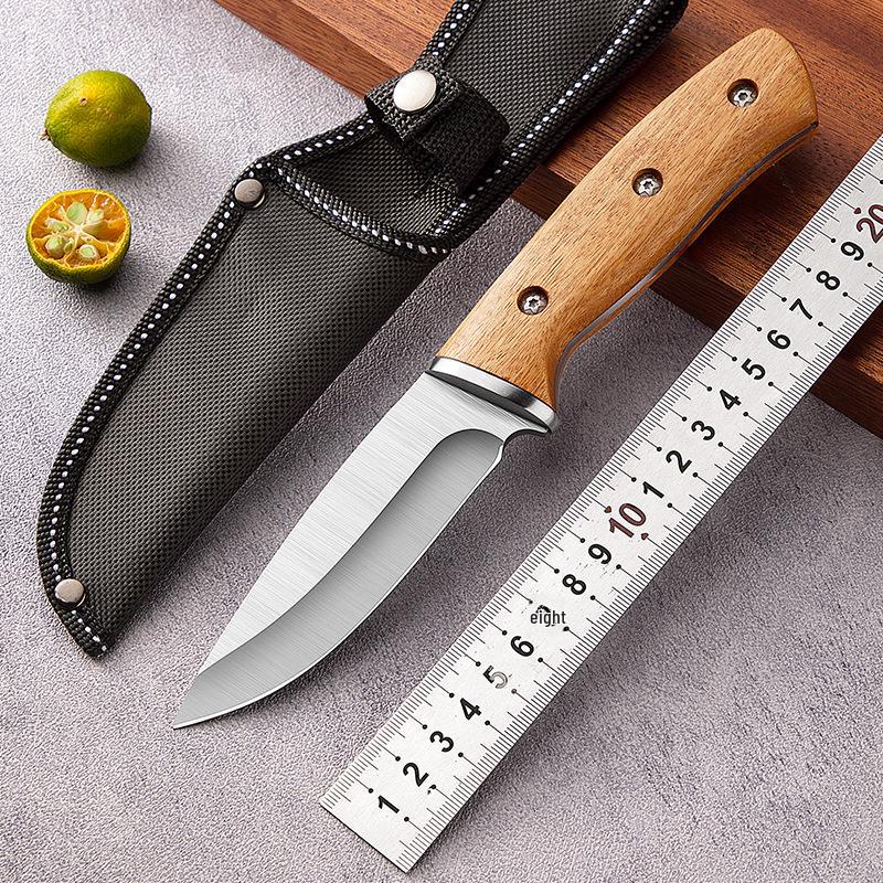 Cuchillo tibetano para cortar cordero hecho a mano de Mongolia