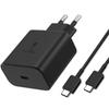 Schnellladegerät 45W + USB-C auf USB-C Kabel für S25 ULTRA/S25 PLUS/S24 ULTRA/S24 PLUS - TAB S10 PLUS/S10 ULTRA Phonillico®