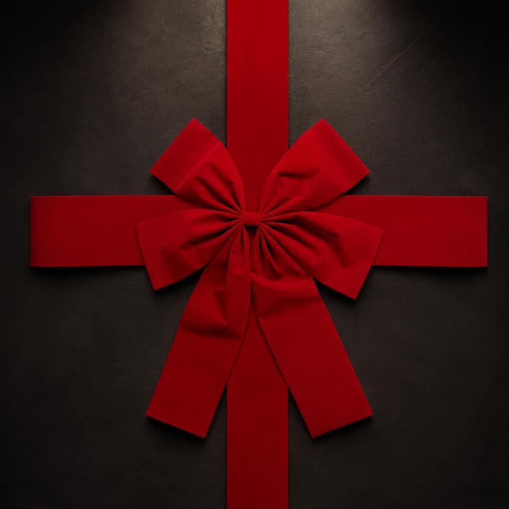 Christmas Bow Decoration Festive Hanging Holiday Door Ornament Easy to Use
