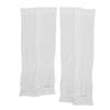 2 Pairs Sun Protection Sleeves with Thumb Hole Cooling Breathable Arm Sleeves for Both Sports and Daily Wear White 32G