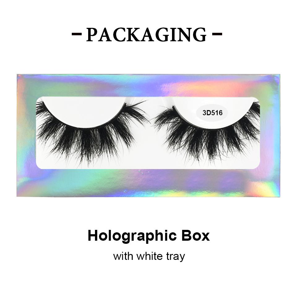 RED SIREN Strip Lashes Mink Fluffy Natural False Eyelashes 16mm 18mm Cruelty Free Reusable Wispy Mink Eyelashes Luxury Makeup