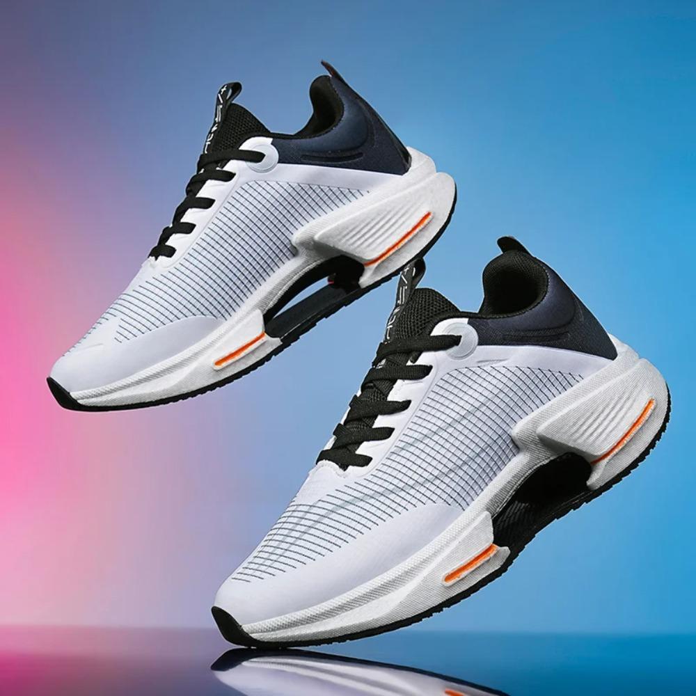 2025 Mens Sports Shoes Summer New Breathable Mesh Lightweight Cushioning Jogging Shoes Soft Sole Outdoor Running Shoes for Man