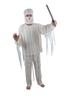 Adult Qing Dynasty Zombie Mummy Ghost Masquerade Costume with Wig for Halloween and Horror Parties