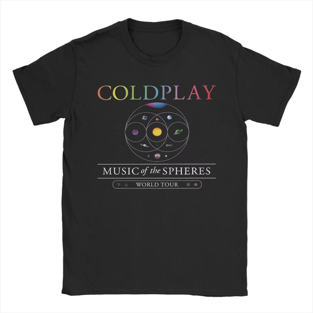 Coldplay A Head Full of Dreams Front Graphic Print T Shirt Unisex Rock Band Merch Short Sleeve Streetwear Tees Tops for Men Women Fan Clothes