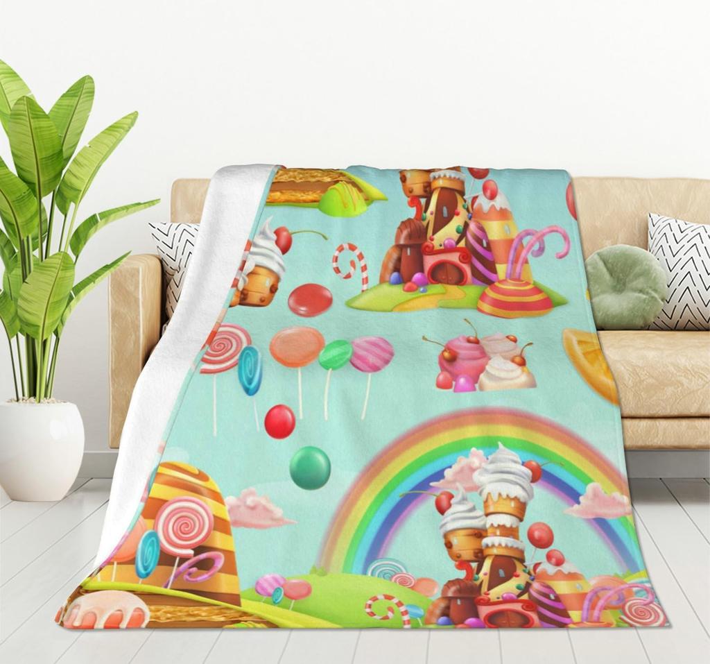 Retro Vintage Vinyl Record Flannel Fleece Throw Blanket Lightweight Cozy Plush for Bedroom Living Room Sofa Couch  X Inch