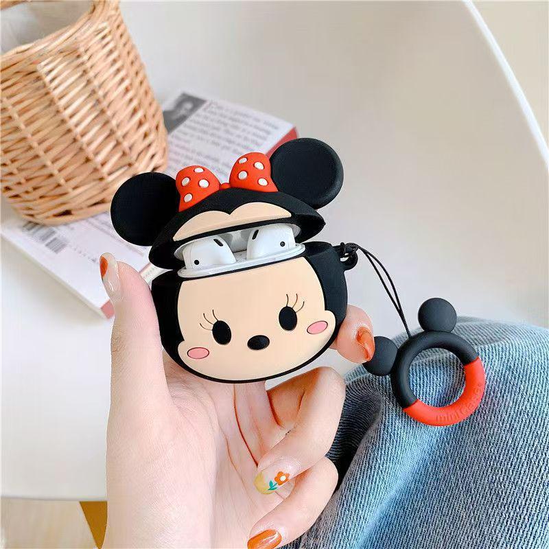 Minnie & Mickey Cartoon AirPods Pro Case for 2nd & 3rd Gen Apple Earphones