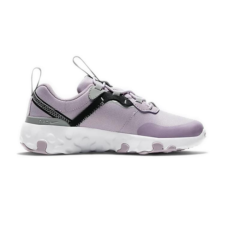 Nike React Element 55 Low top Kids' Running Shoes Light Purple Children Aged 3 7 Years Old CK4082-500
