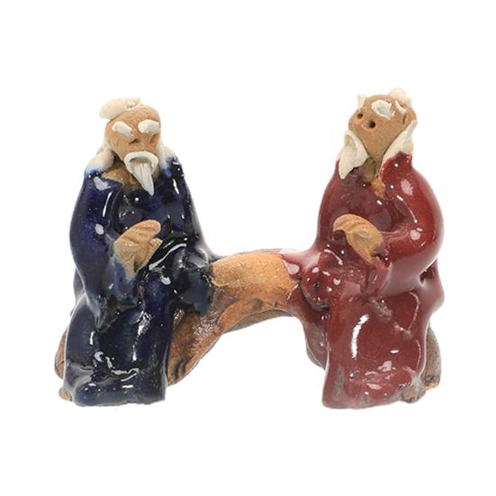 

Классическое украшение для аквариума ручной работы, не загрязняющее окружающую среду, реалистичная миниатюра традиционного китайского старика E