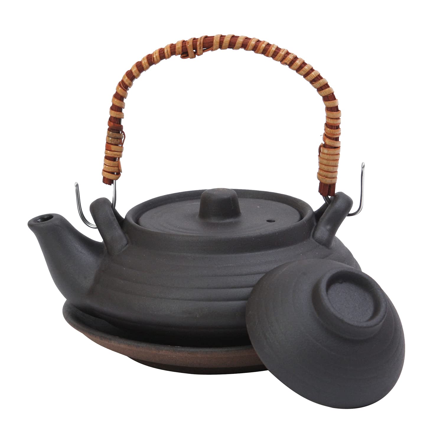 

Maruyoshi Pottery Teapot Set, Flat, Smoked, M2219