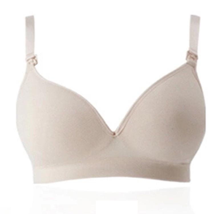 Wire-Free Maternity Nursing Bra: Thin Cup, Front-Opening, One-Piece Design for Pregnancy & Breastfeeding