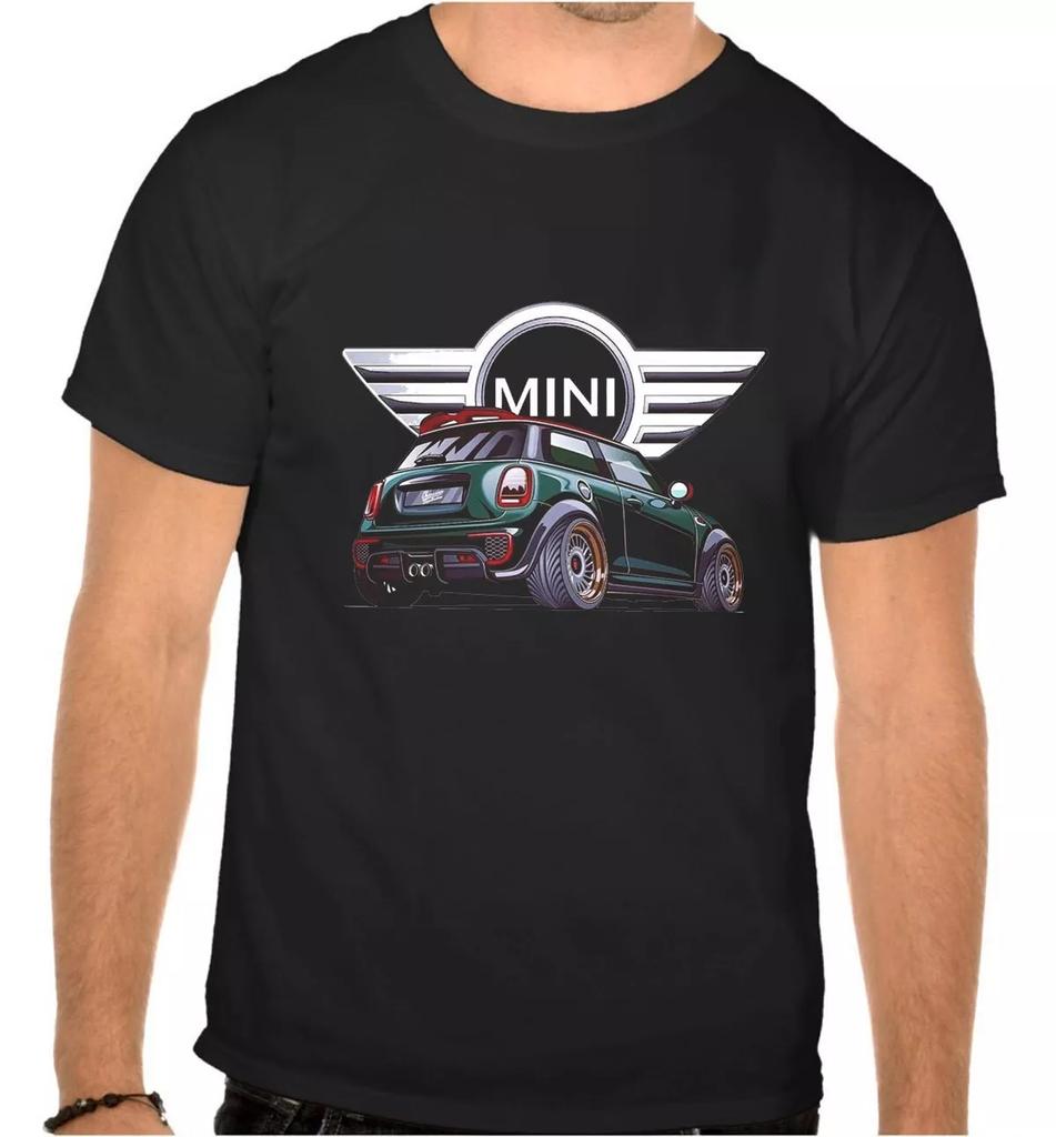 MINI COOPER CAR Logo Black T-SHIRT -1117-