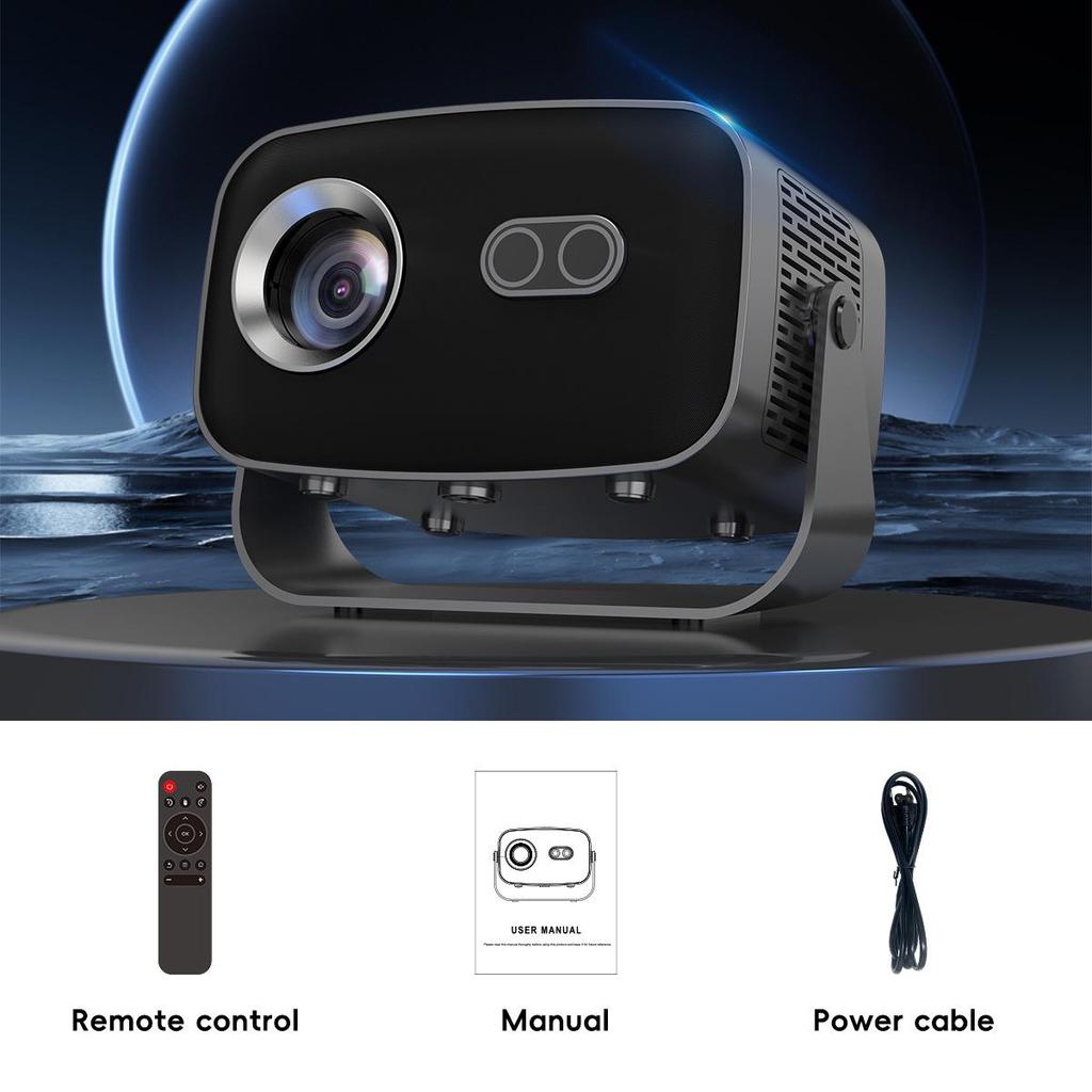V100 Ultra HD Android Smart Portable Manual Focus Projector