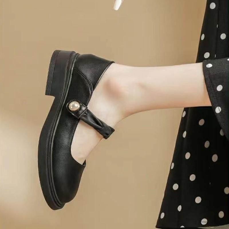 

Cheongsam shoes Mary Jane single shoes women s summer 2025 new flat-bottomed bag head sandals French evening gentle bridesmaid shoes 35