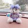 Orsetto Cartone Animato Carino Decorazione Cruscotto Auto Statuina Peluche Ornamento Interno