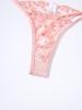 2024 Euro-Amerikanisches kleines Herz Spitzen-Dessous-Set