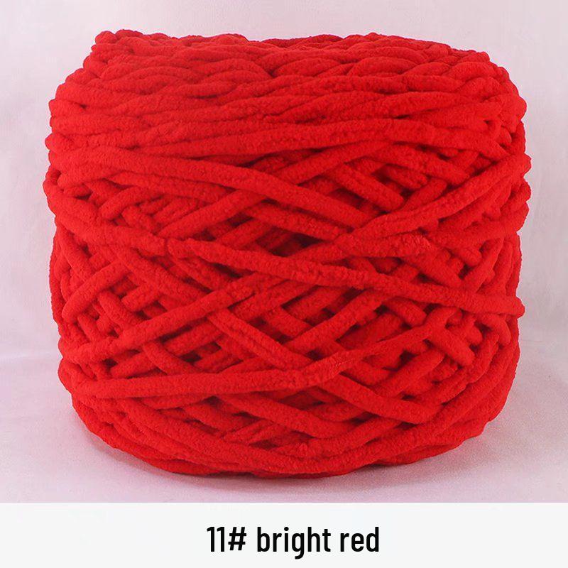 Handgjord Tjock Halsduksgarnboll - Mjuk DIY Stickning & Virkning