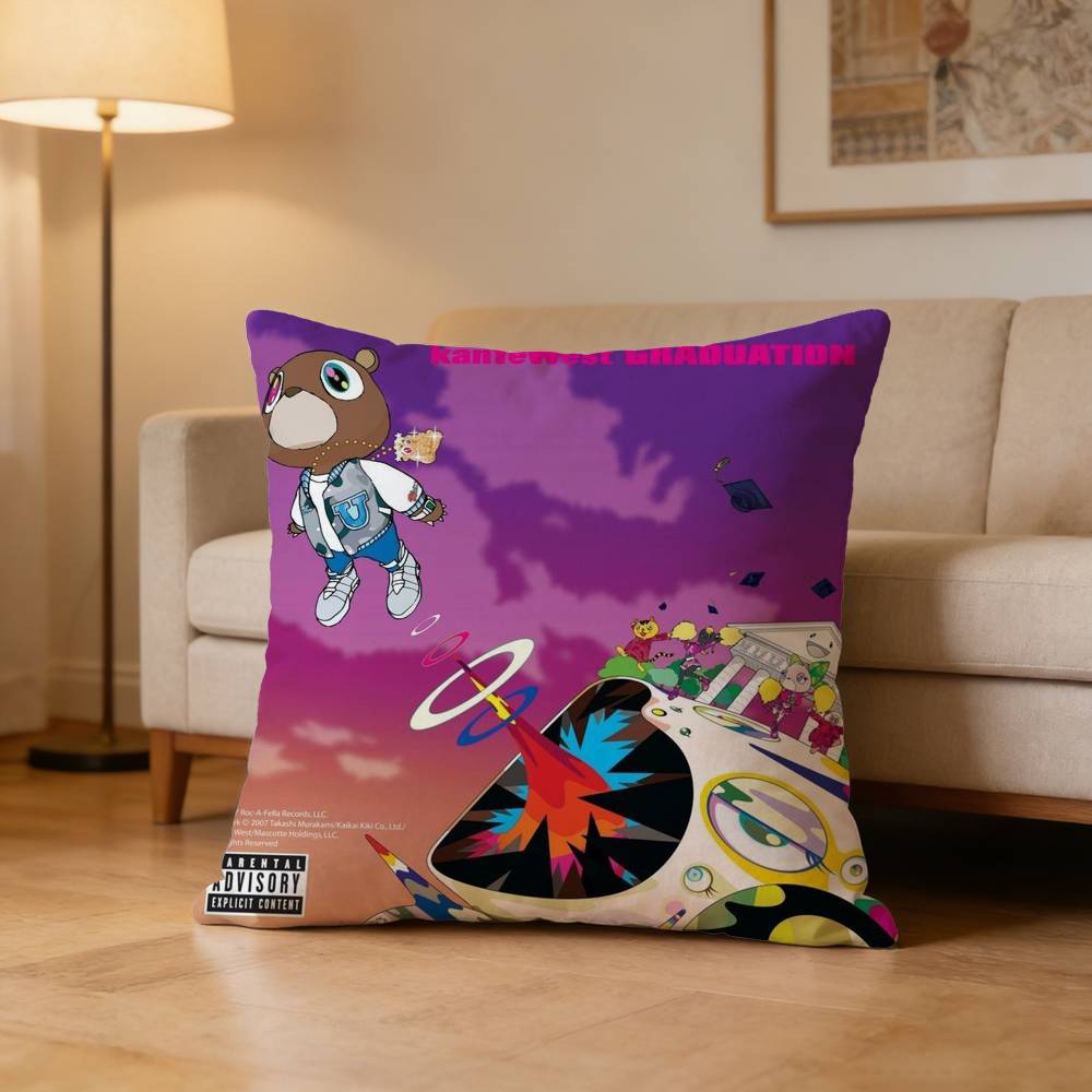 Kanye West Ye Funny Pillow Case Pattern Printed Pillowcase For Living Room Sofa Cushion Cover