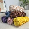 Weaving Long Twisted Pillow Cushions Sofa Pillows Headrest Pillows Office Decorations Bedside Pillows Plush Toys Modern Simple
