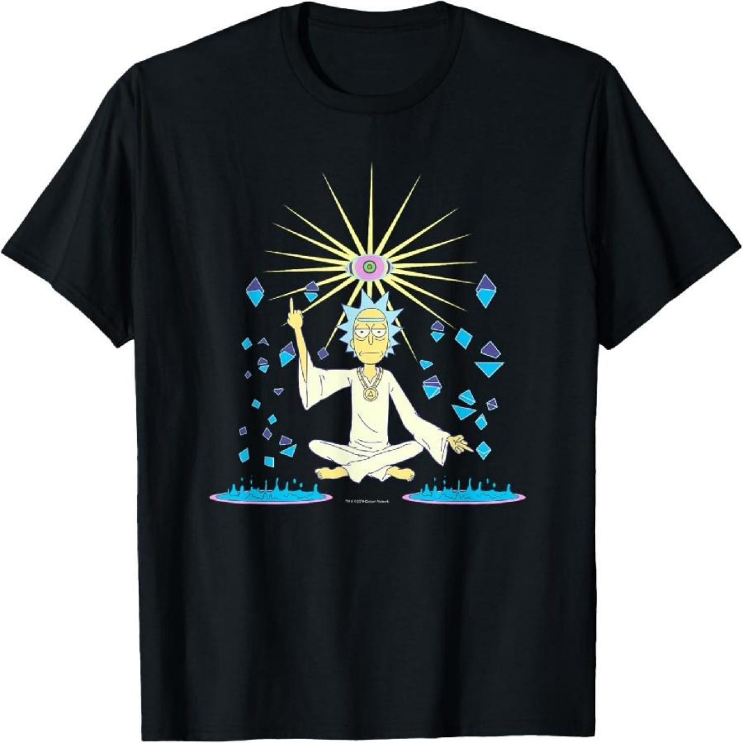 Rick and Morty Spiritual Rick W 3rd Eye T-shirt T-Shirt S чёрный