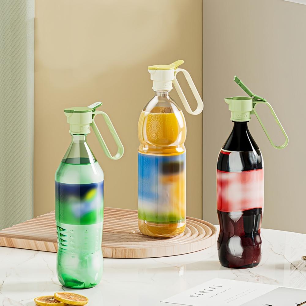 Seal Lid Cold Water Bottle Press Water Outlet Filter Guide Use Handle Buckle for Kitchen Beverage Bottle Cap Seasoning Buckle