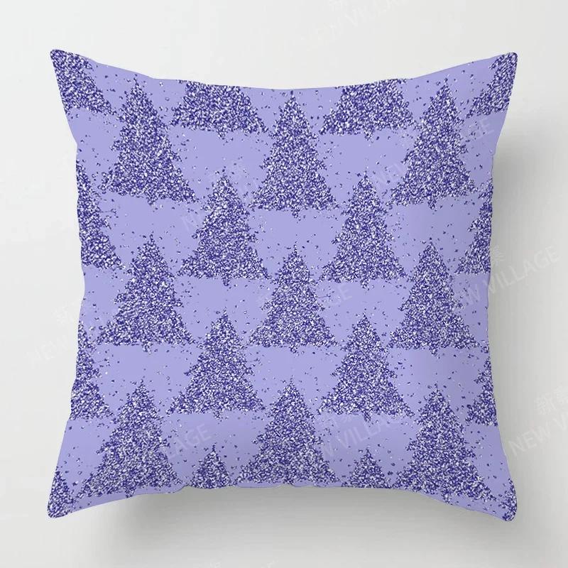 Christmas Series Pillowcases Sofas Cushion Covers  Home Decor Can Be Customized for Holiday Celebrations 40x40 50x50 60x60 35x35