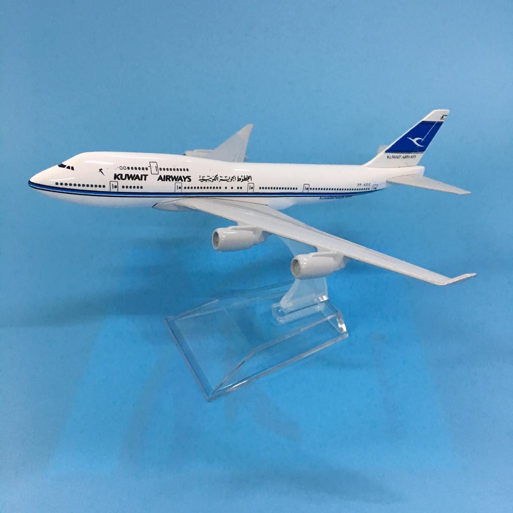 1/400 Scale 16cm Kuwait Airways Boeing B747 Airplane Model Airplane Diecast Metal Planes