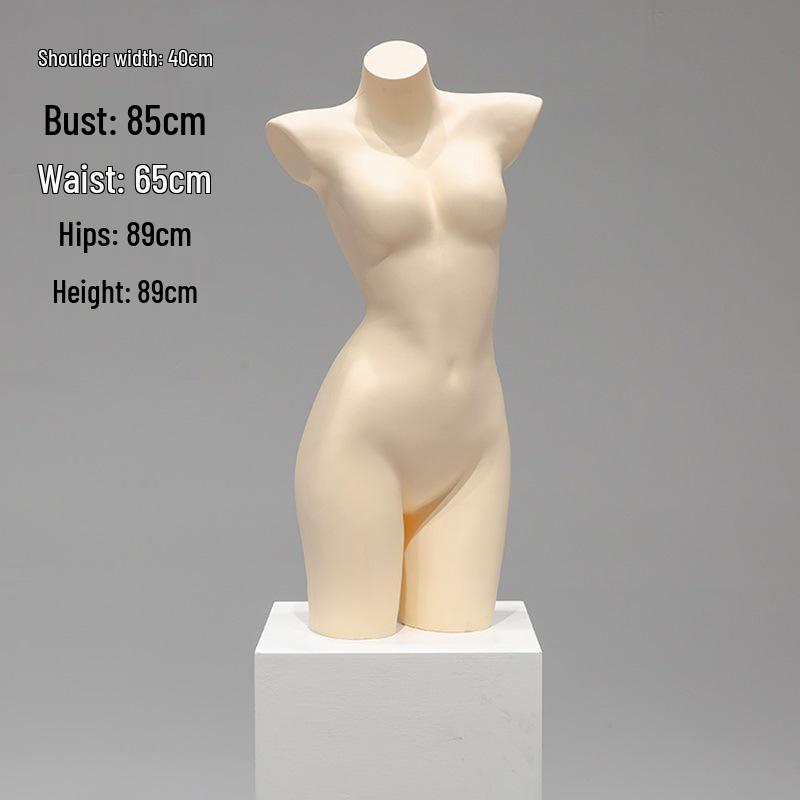 Unisex Torso Mannequin: Female & Male Underwear Display Stand
