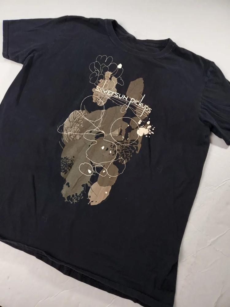 Trend Silversun Pickups Band Tour Black Cotton All Size Shirt Gift For Fan Unisex T-Shirt XL