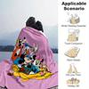 1pc, Disney Mickey Mouse Family Throw Blanket Soft & Cozy for Home Decor, Couch Cover, Travel