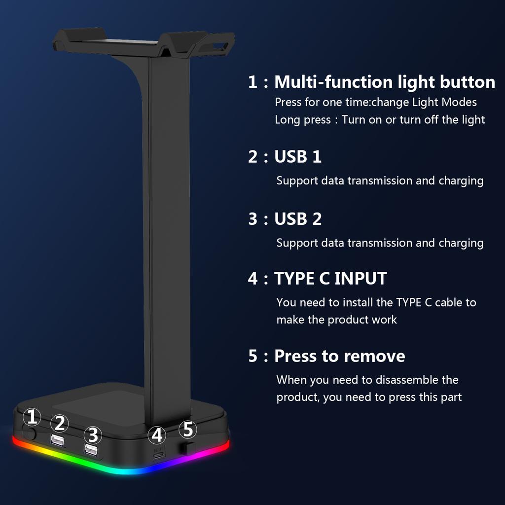 New Arrival 2021 New arrival Headphone accessories Headphone Stand Convenient Plastic Holder for Headphone