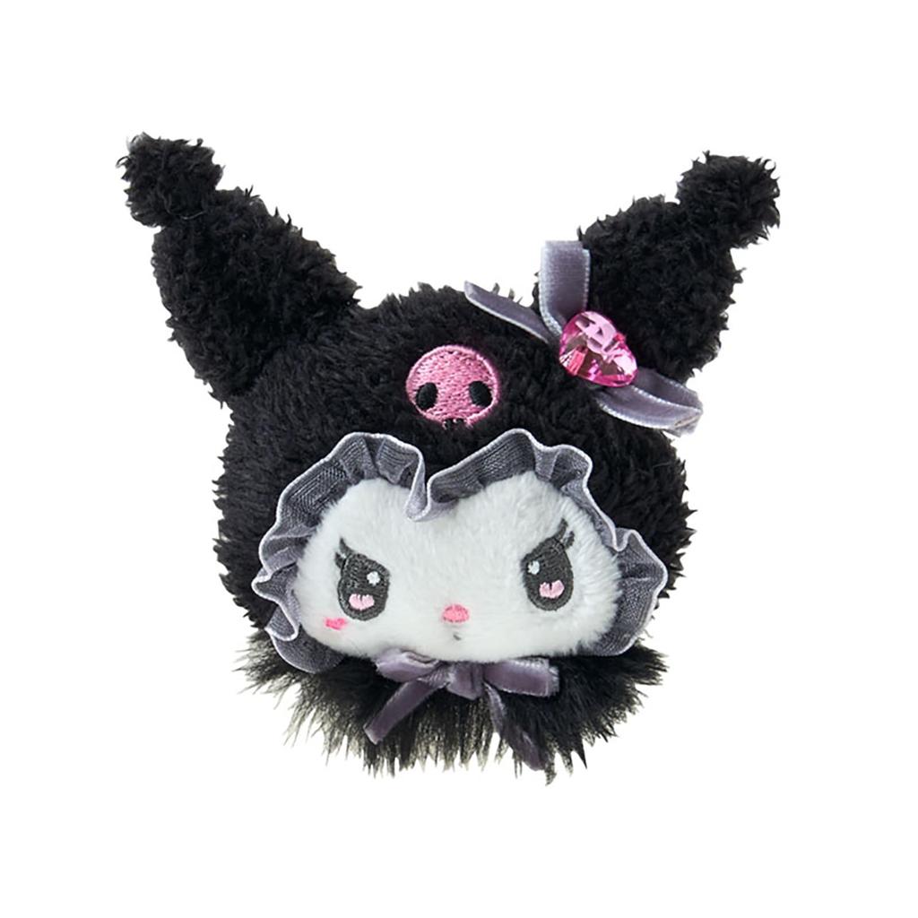 Sanrio Face Hair Clip Saroumi Polyester and Ages 3 and 552127 (Mellow Rabbit) Kuromi, Steel, Up,