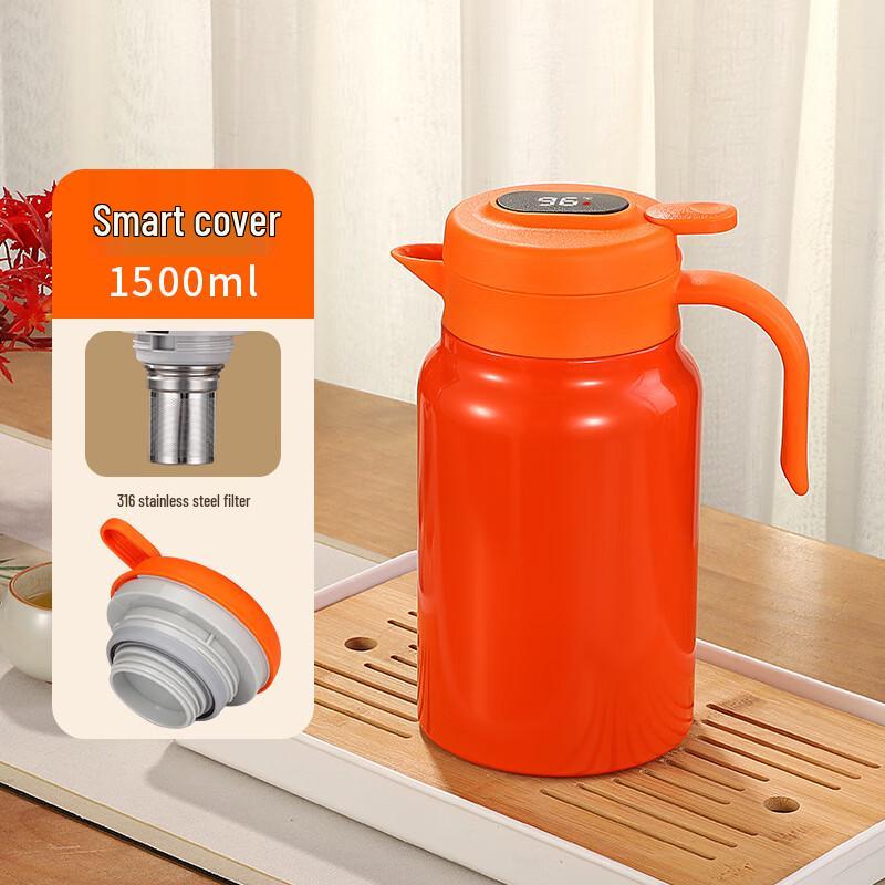 Haofeng 316 Stainless Steel Portable Insulated Food Jar with Temperature Display