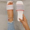 Fashion Women Summer 2024 Fashion Comfortable Outdoor Beach Flat Shoes Women Elegant Lightweight Trend Outdoor Slippers Slides Women
