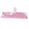 Wireless Keyboard and Mouse Combo 2.4G Wireless Plug and Play Ergonomic Keyboard and Mouse Set for Computer