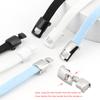 No Tie Shoelaces for Sneakers Flat Shoe Laces Elastic Metal Lock Convenient Personality Lazy Shoelace Rubber Band 1 Pair