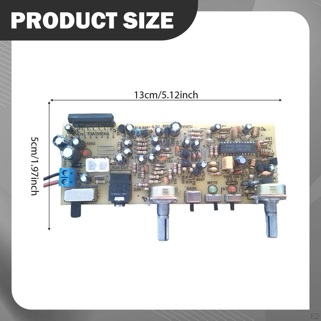 Radio Mainboard Stereo FM Board Stable Performance Replacement Professional