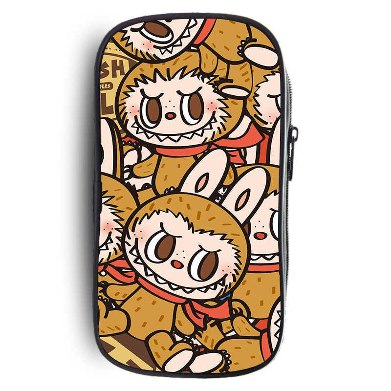 2025 Labubu Primary And Secondary School Students Cartoon Diy Printing Fashion Storage Pencil Bag